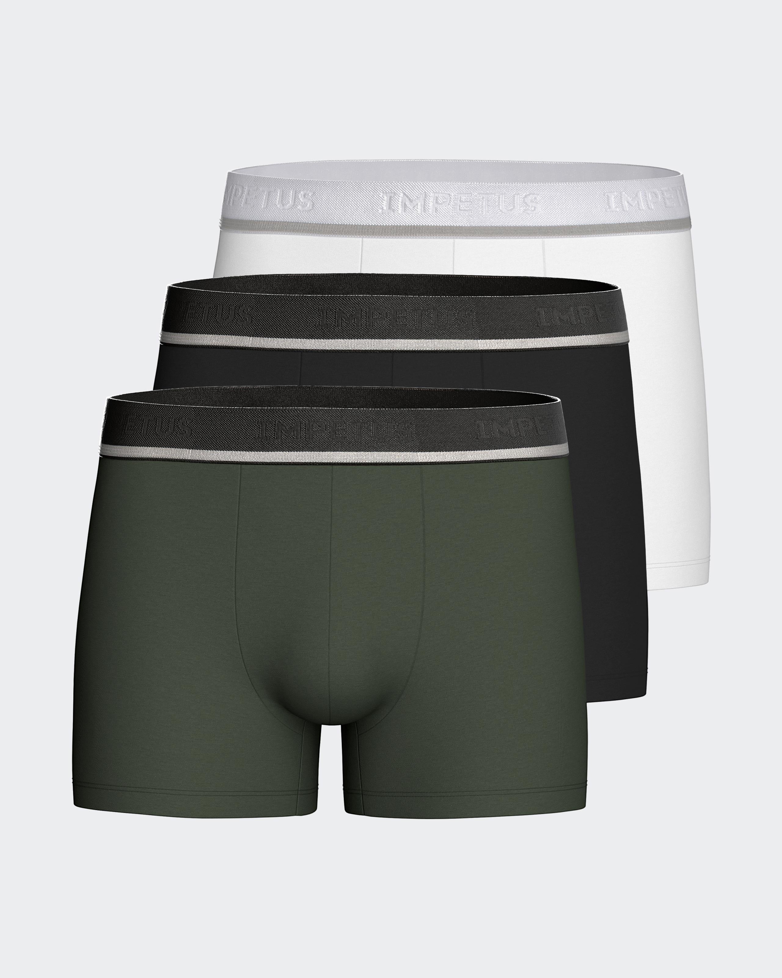 Men's 3-Pack Cotton Stretch Boxer — Impetus, Made in Portugal | Maison Sarava Canada