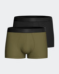 Pack of 2 Men's Boxers In Lyocell Navy | Maison Sarava Canada