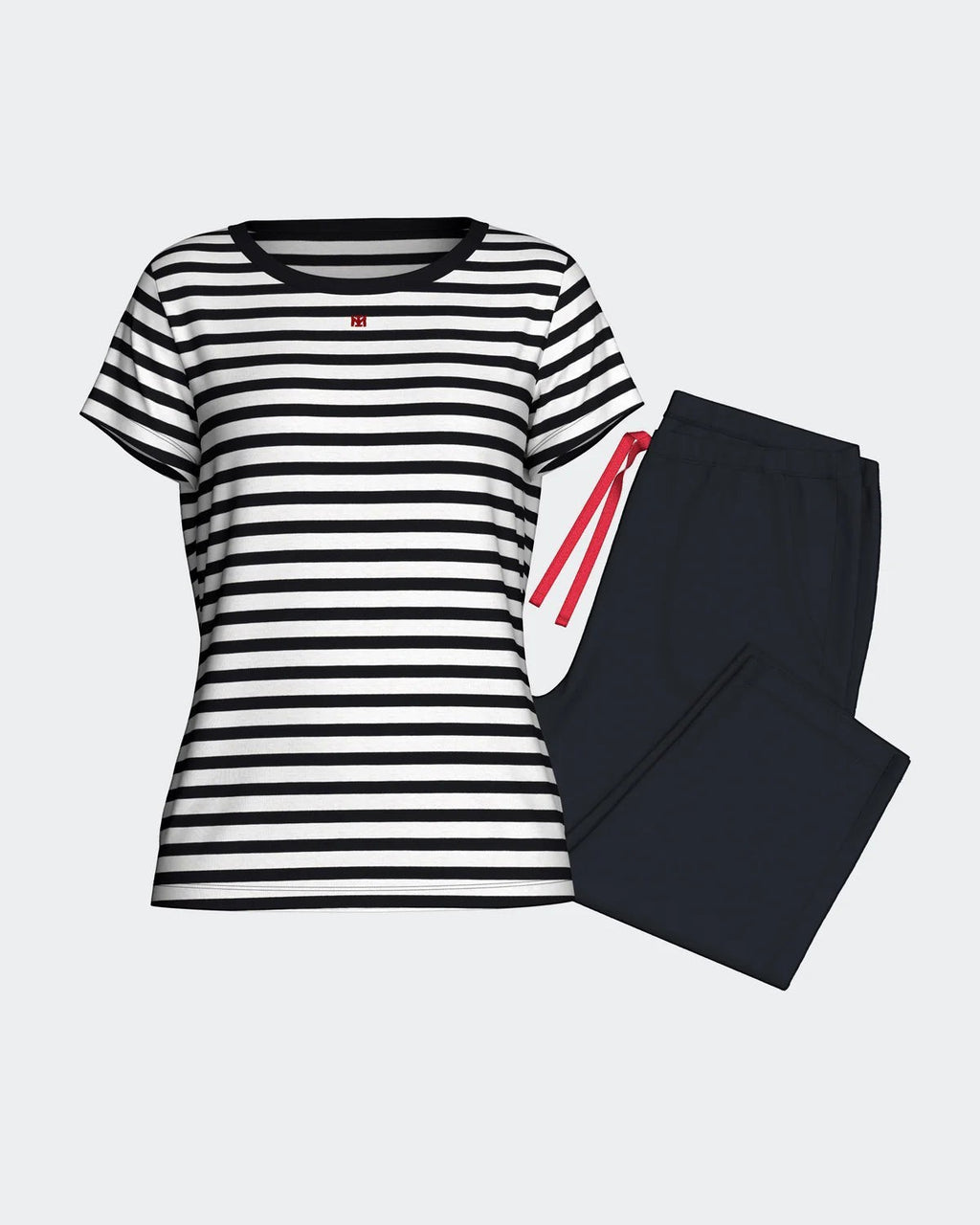 Women's Striped Cotton Loungewear Set — Impetus, Made in Portugal | Maison Sarava Canada