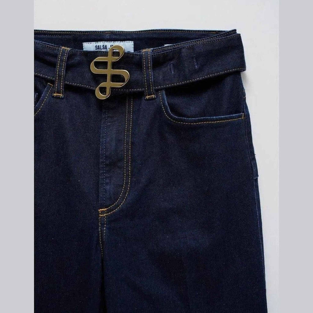 Women's Flare Jeans in Blue — Salsa Jeans, Made in Portugal | Maison Sarava Canada