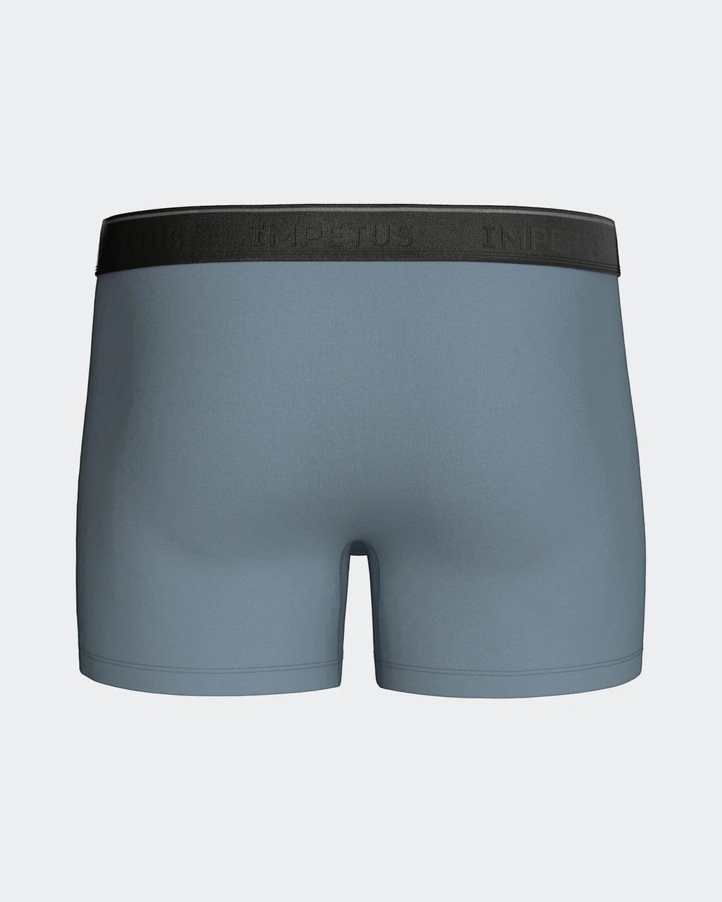 Maison Sarava men's blue cotton blend boxer briefs with a black elastic waistband.