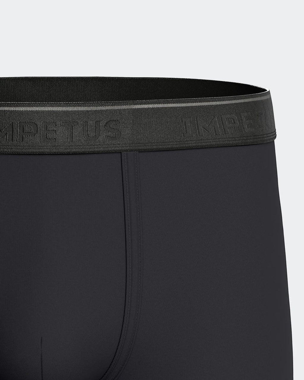 Maison Sarava black cotton blend boxer briefs with branded elastic waistband