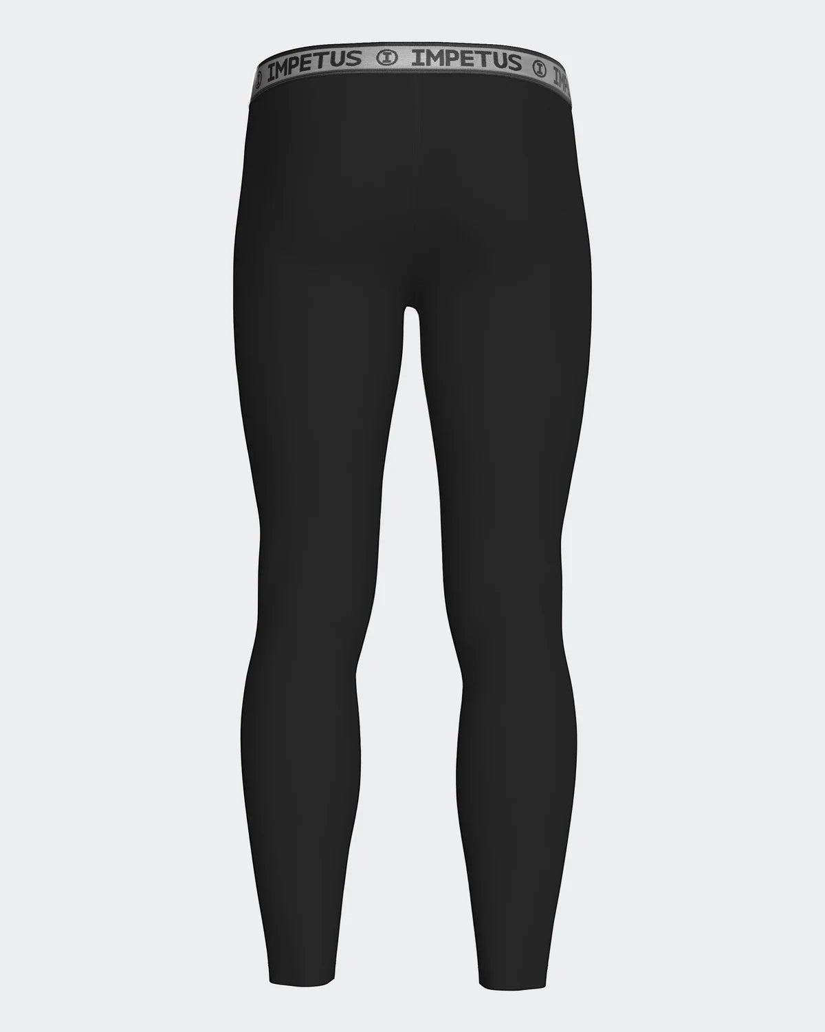 Maison Sarava black men's leggings with elastic waistband, made from cotton, viscose, and Outlast® for heat regulation.