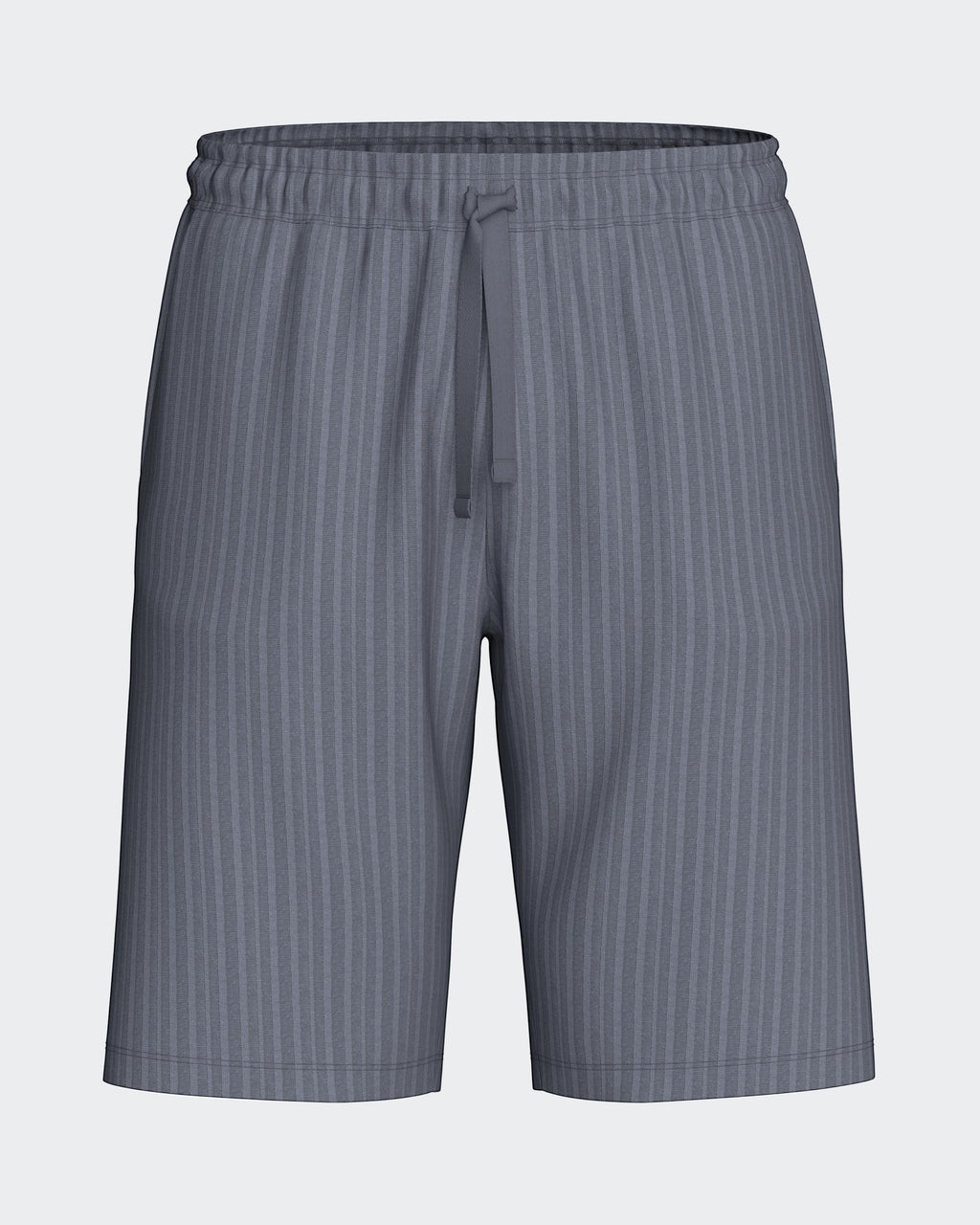 Maison Sarava men's grey Bermuda shorts with a modern fit, drawstring waist, and breathable stretch fabric.