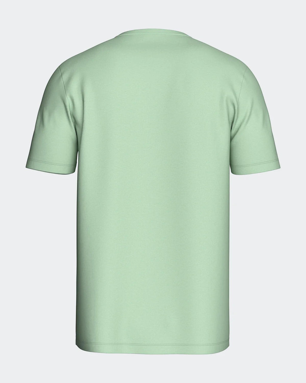Maison Sarava men's light green short-sleeve modal lounge t-shirt with crew neck.