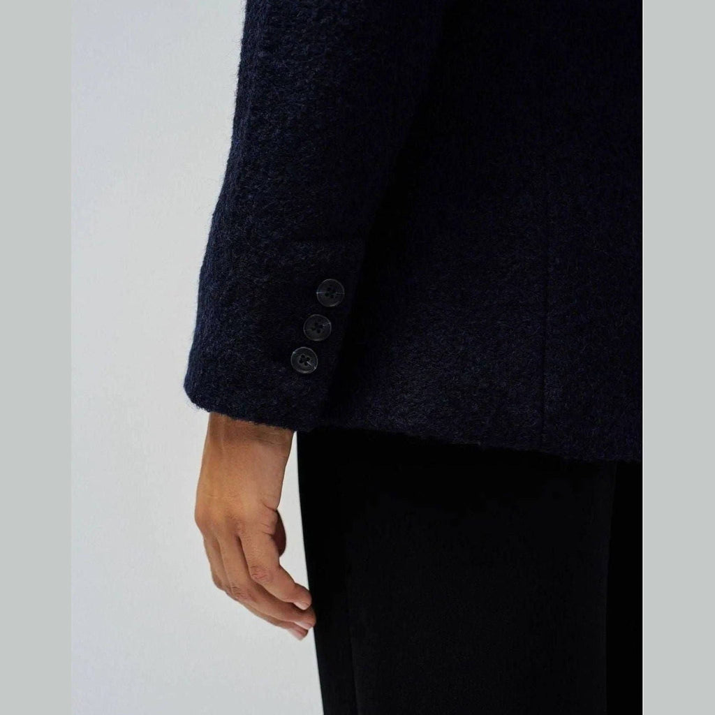 Women's Wool Navy Blazer — Salsa Jeans, Made in Portugal | Maison Sarava Canada